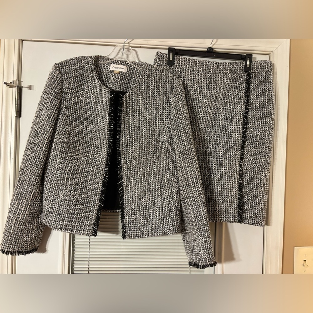 Calvin Klein Tweed Suit Set